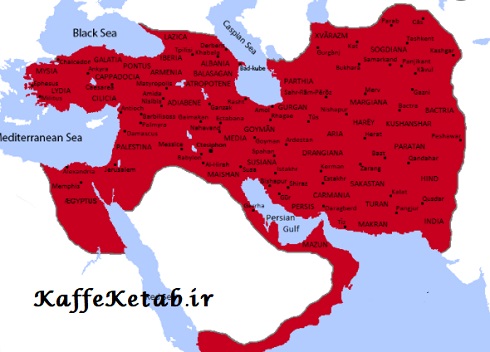 نقشه ایران در دوران ساسانی