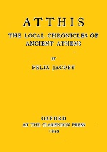 Atthis: The Local Chronicles of Ancient Athens