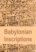 Babylonian Inscriptions