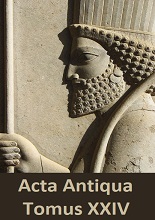 Download Acta Antiqua Tomus PDF